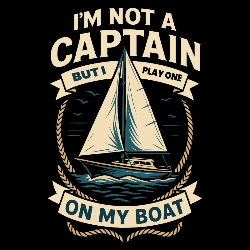 Drôle de dicton Capitaine Bateau Navigation Nautique