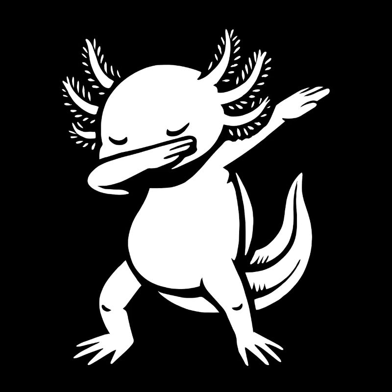 Axolotl dabbing - Dab Dance - Geschenk