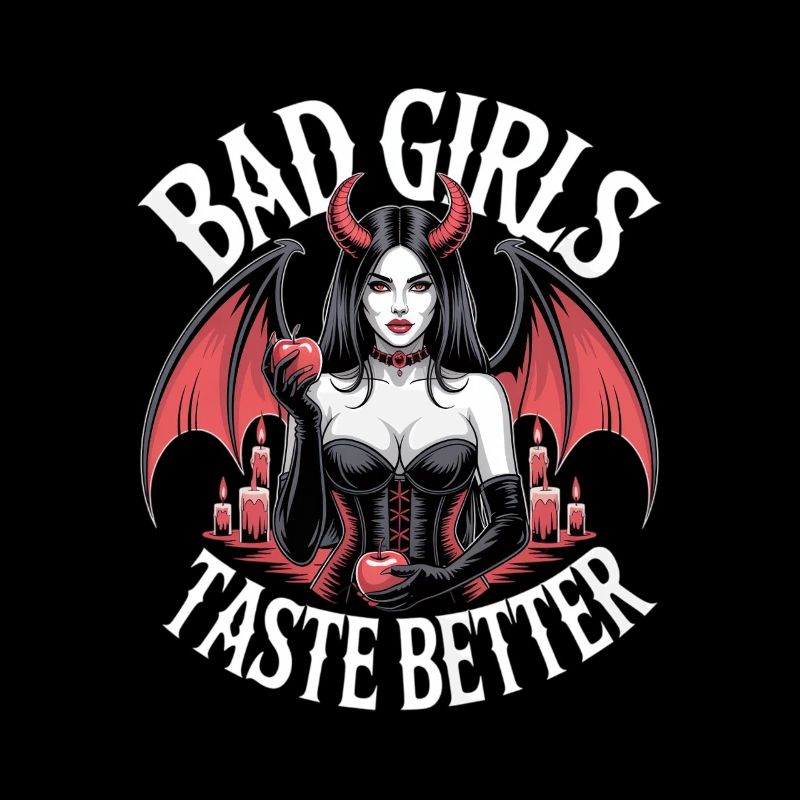 Bad Girls Taste Better! Goth Gothic Emo Baddie
