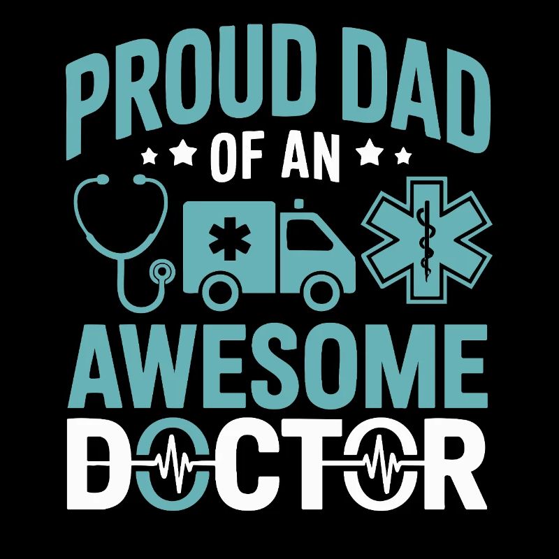 Fier papa d’un médecin génial