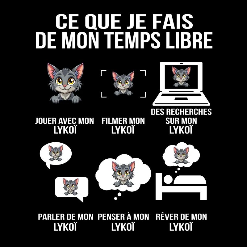 Ce que je fais de mon temps libre Lykoi