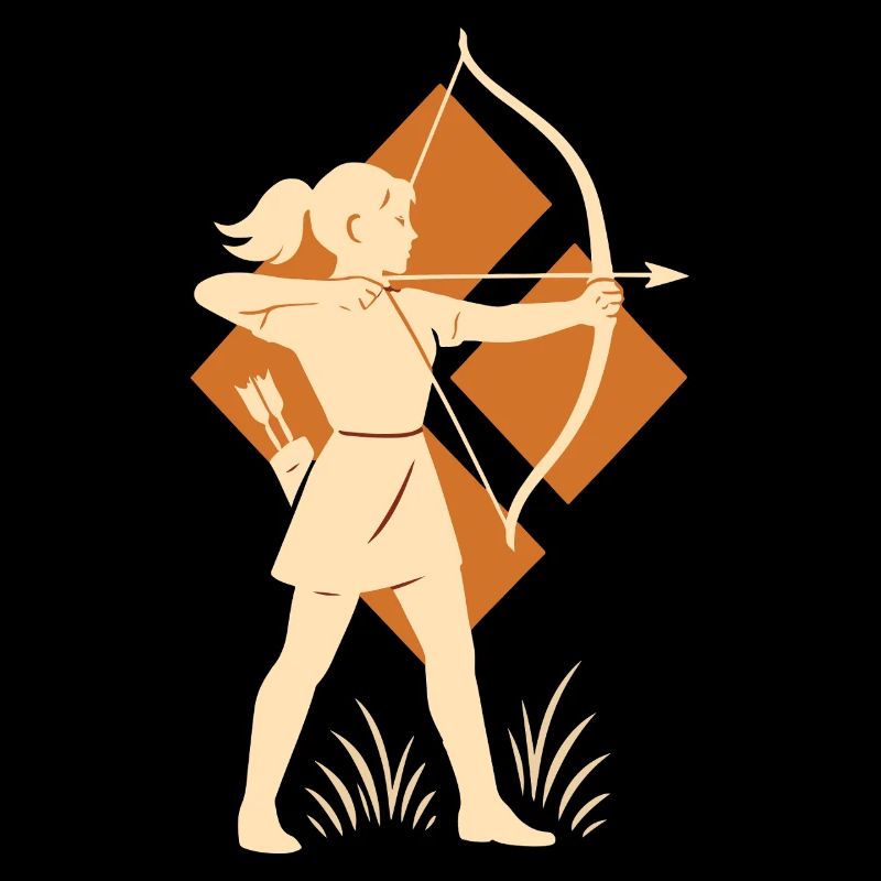 Mädchen Bogenschütze Bogenschießen Bogen Ziel