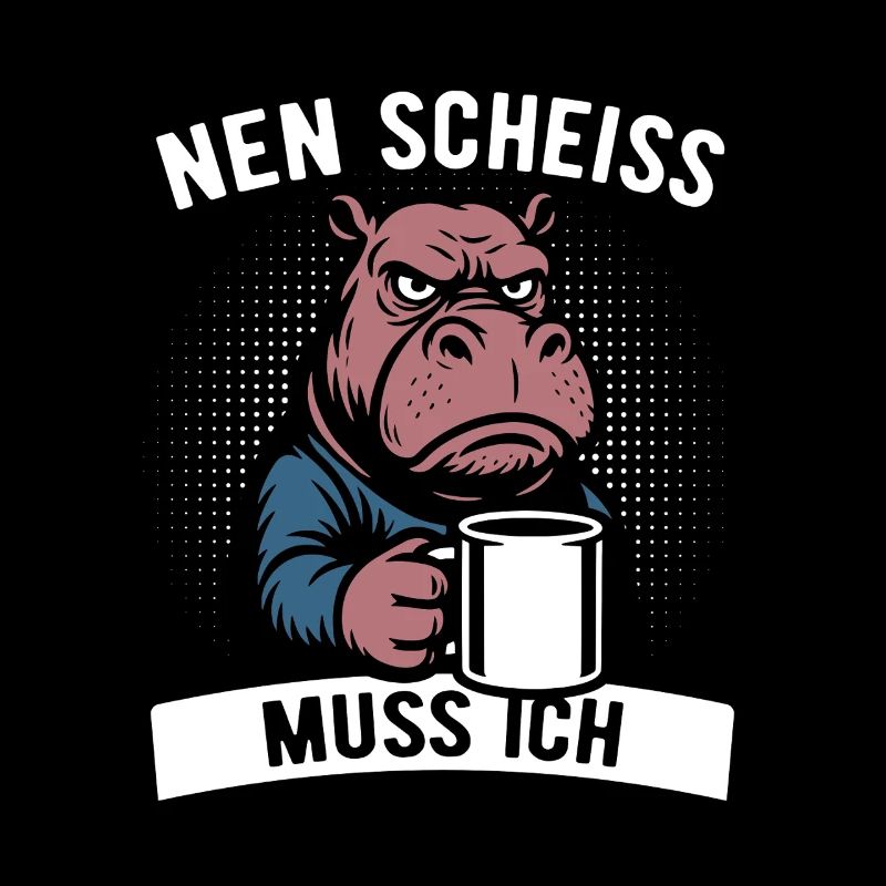 Stures Nilpferd - Nen Scheiß muss ich - Kaffee
