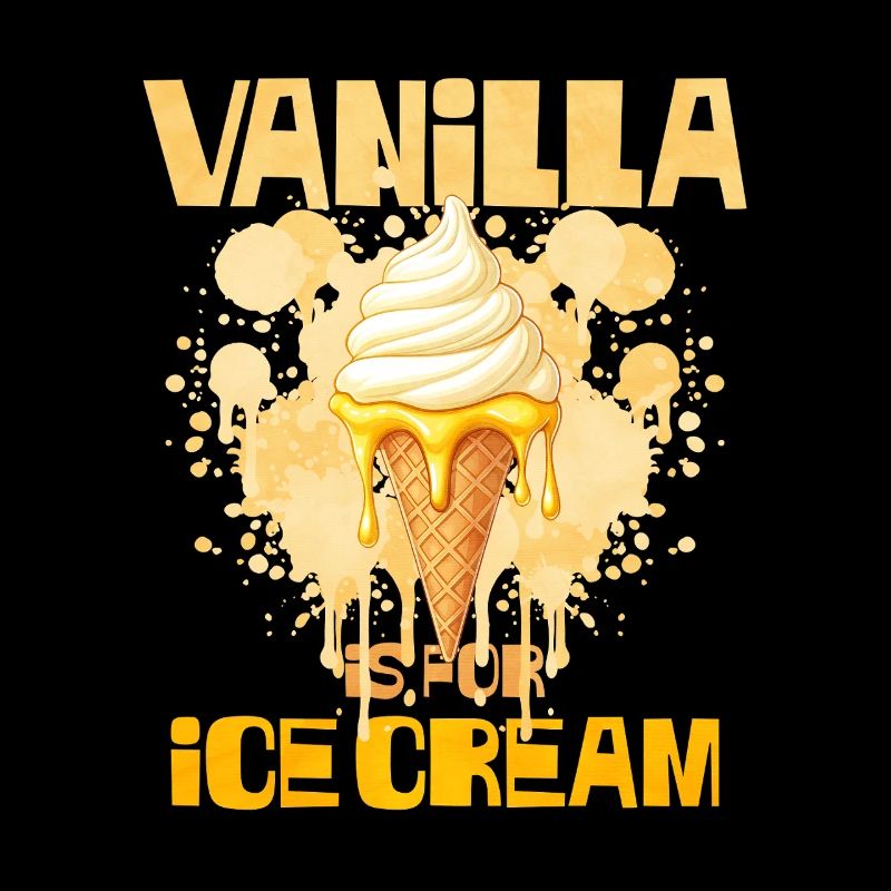 Cornet de glace à la vanille