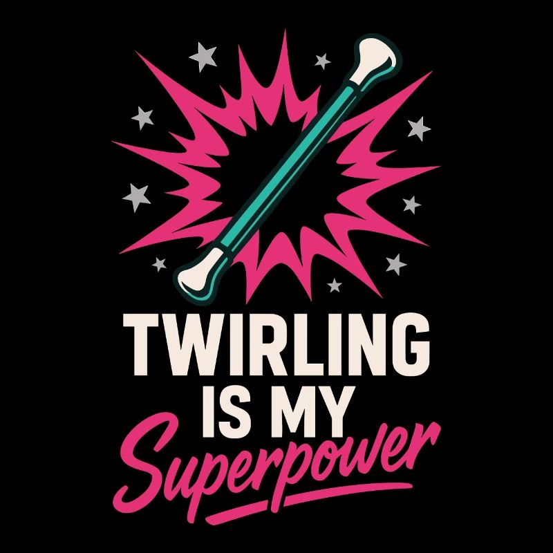 Baton Twirler Majorette Captain Squad Club