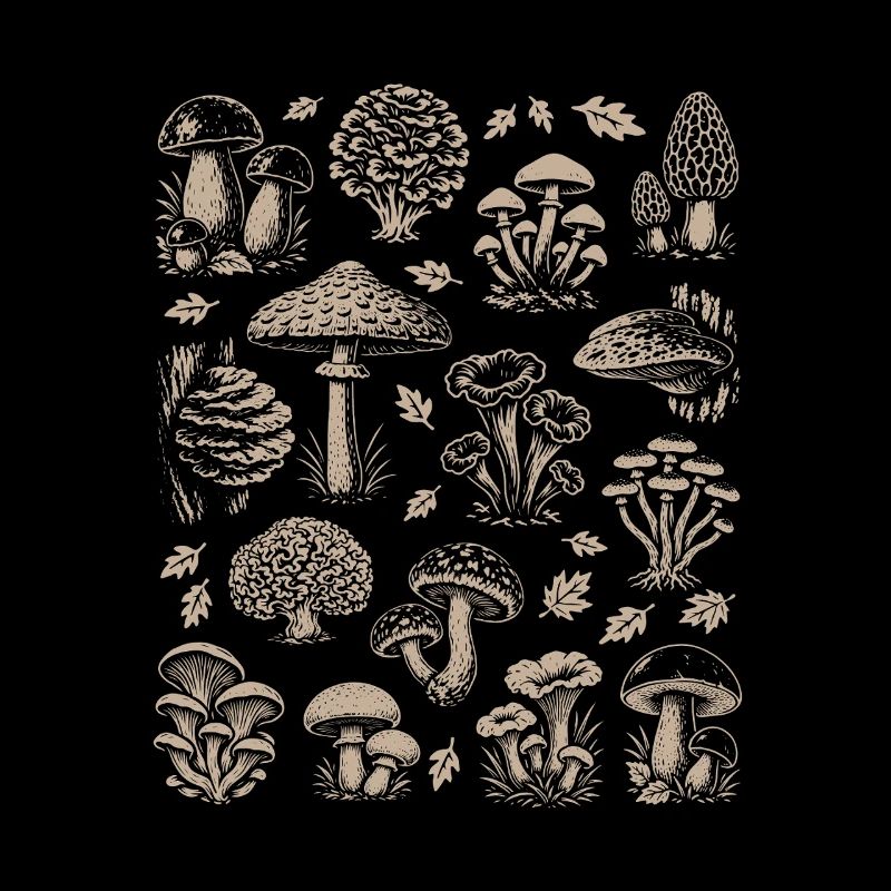 Champignons, mycolgy, cueilleur de champignons - champignons - dire