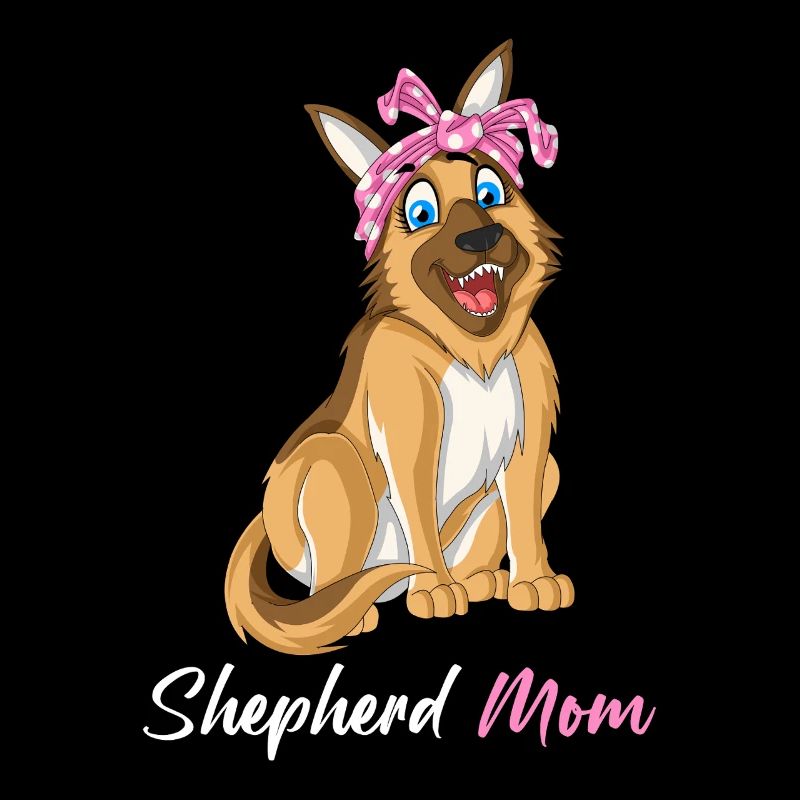 Deutscher Schäferhund Mama Hund Liebhaber Muttertagsgeschenk