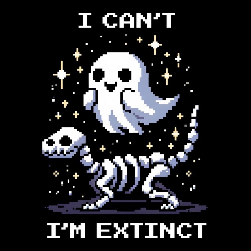 Can't – I'm extinct | Dinosaur Humor