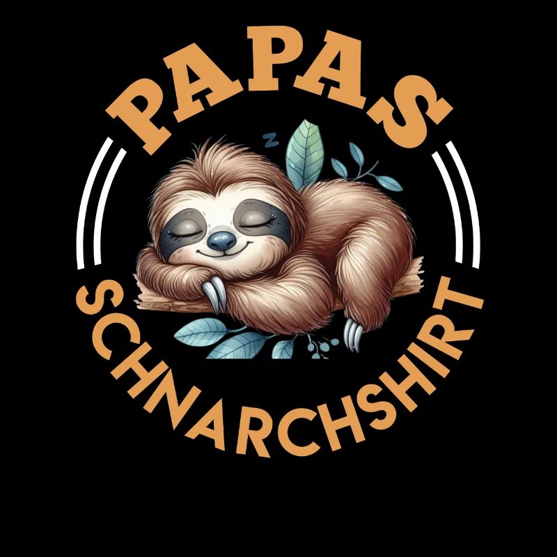 Werdender Vater PAPAS SCHNARCH SHIRT Lustiges