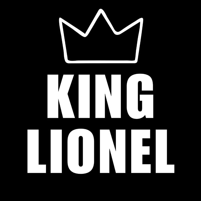 Lionel Name mit Buchstabe L - King Crown Hemd