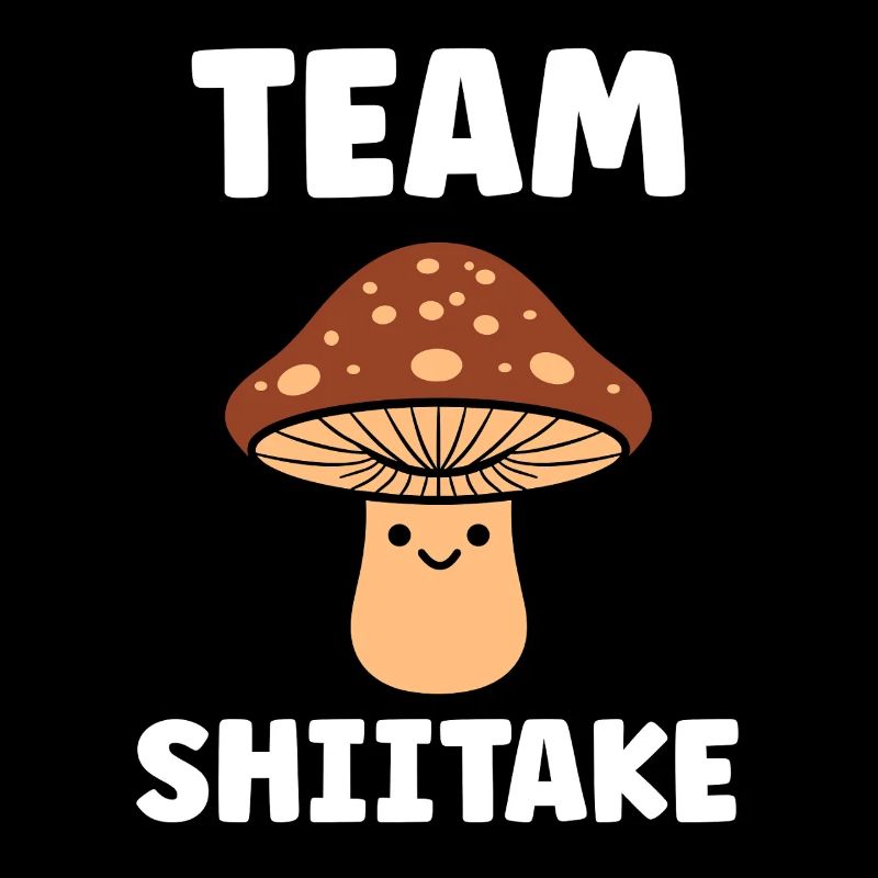 Team Shiitake Pilz Grafik
