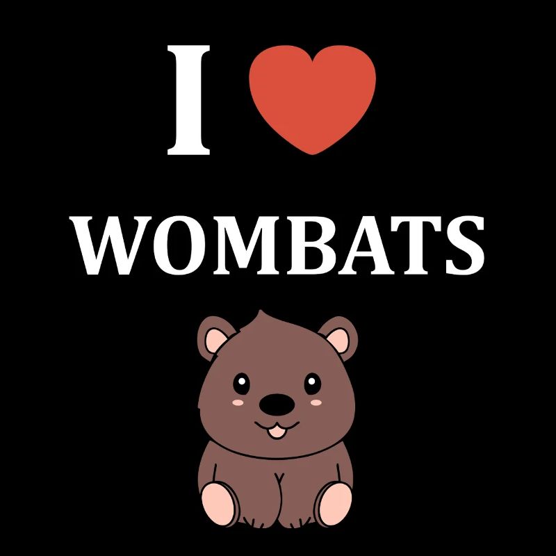 Ich liebe Soft Wombats