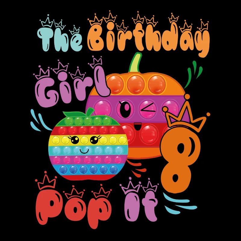 Das Geburtstagskind Pop-It 8