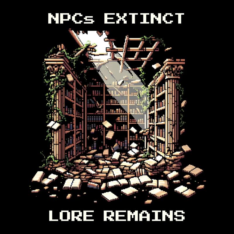 NPCs gone, lore stays | Post-apocalyptic