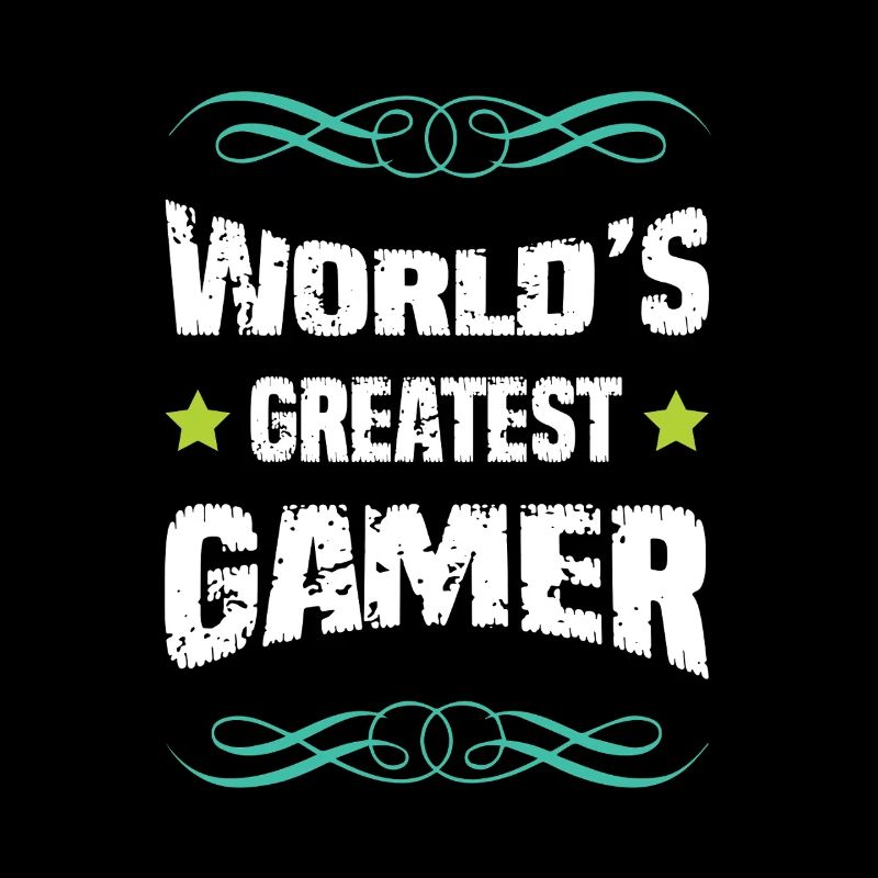 Weltbester Gamer – Distressed Design