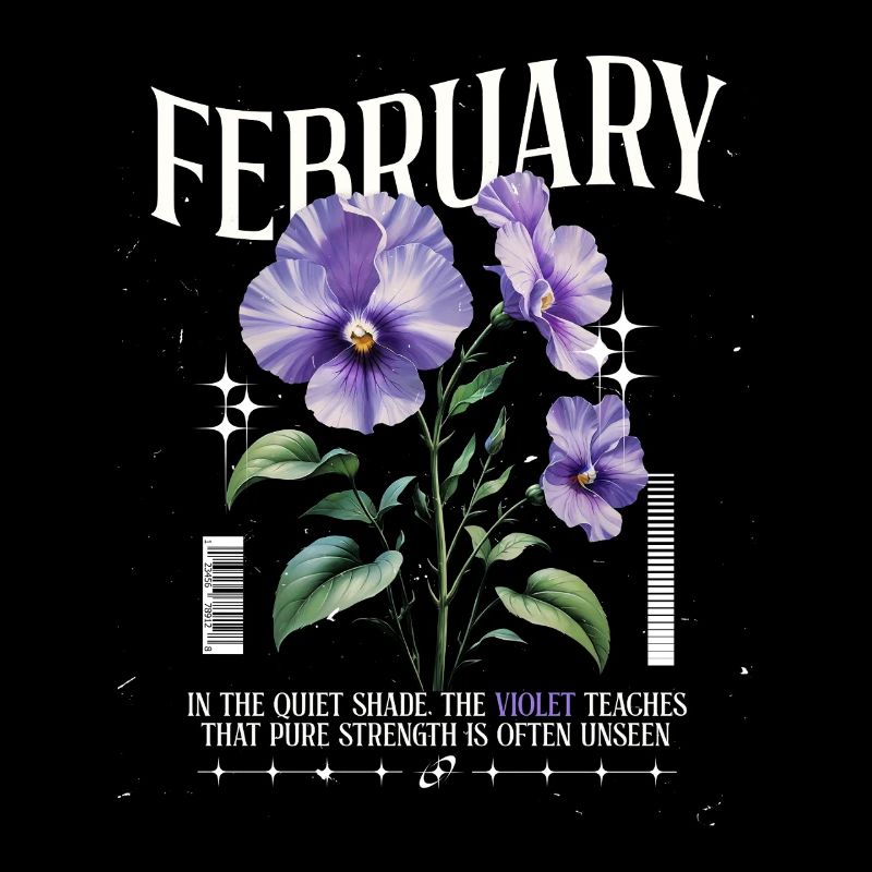 February Violet Birth Flower