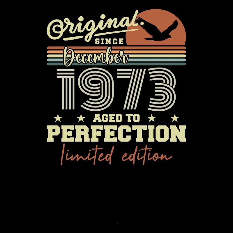 Anniversaire 52 ans | Originale Décembre 1973