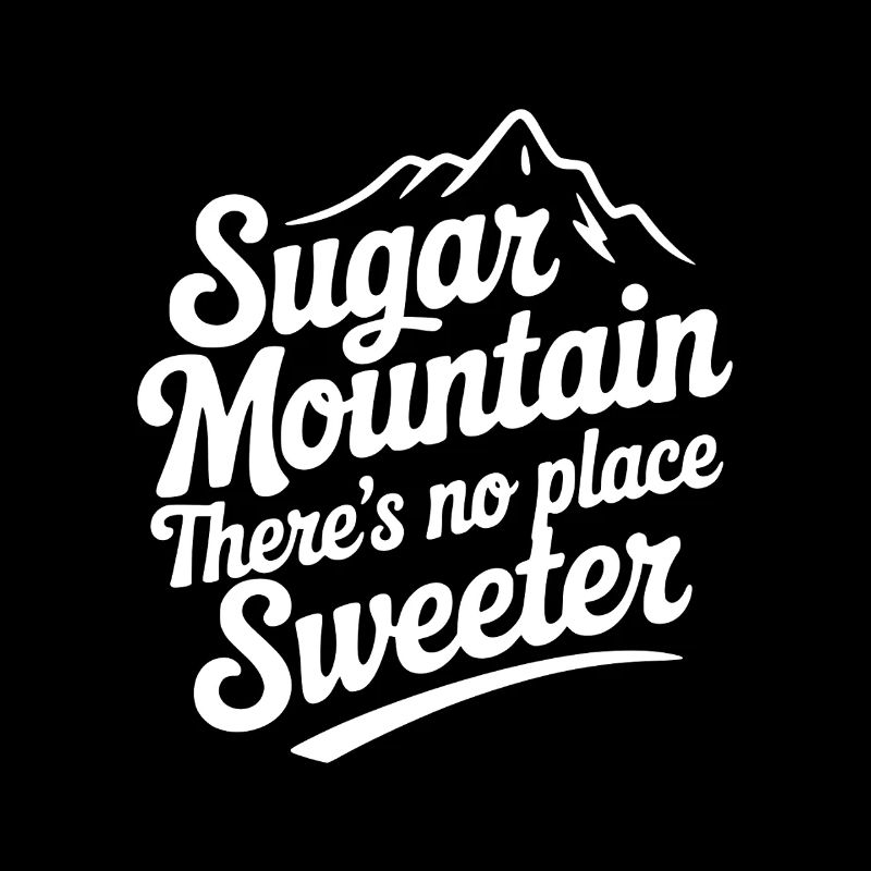 Sugar Mountain Il n’y a pas d’endroit plus doux