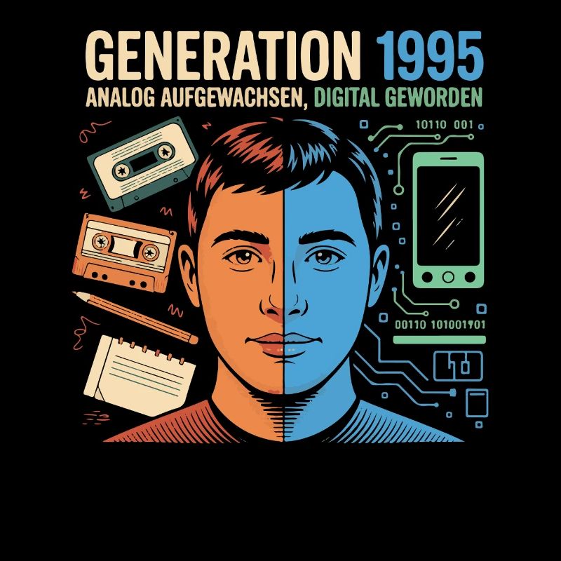 Génération 1995 Rétro Tech Double Portrait