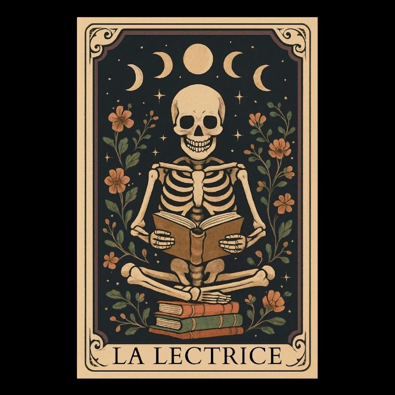 Der Gothic Skelett Tarot Kartenleser