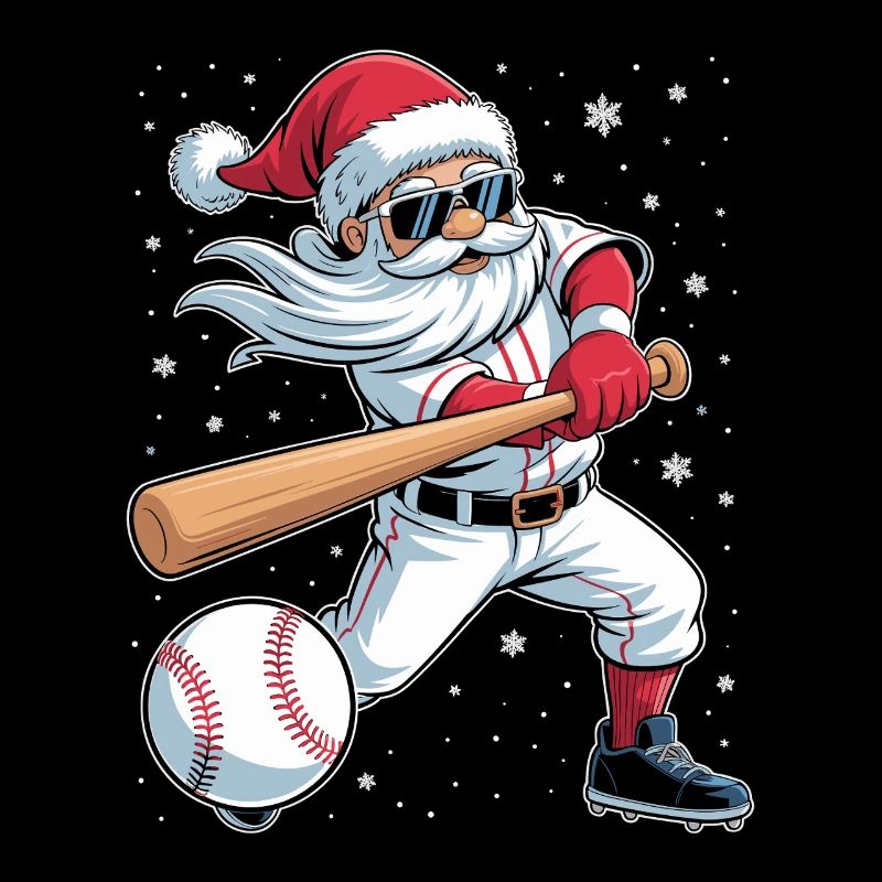 Étoile de baseball du Père Noël