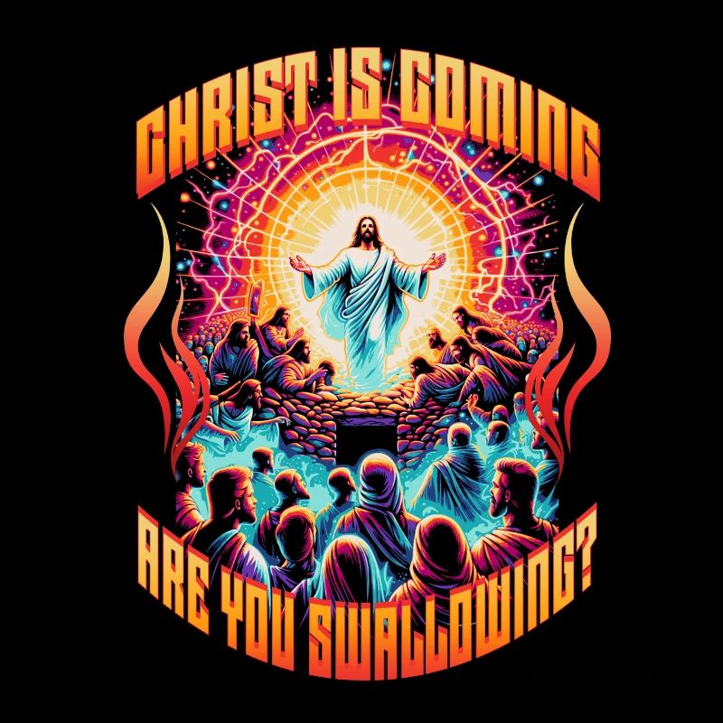 Le Christ arrive. Tu avale ? Inutilisable