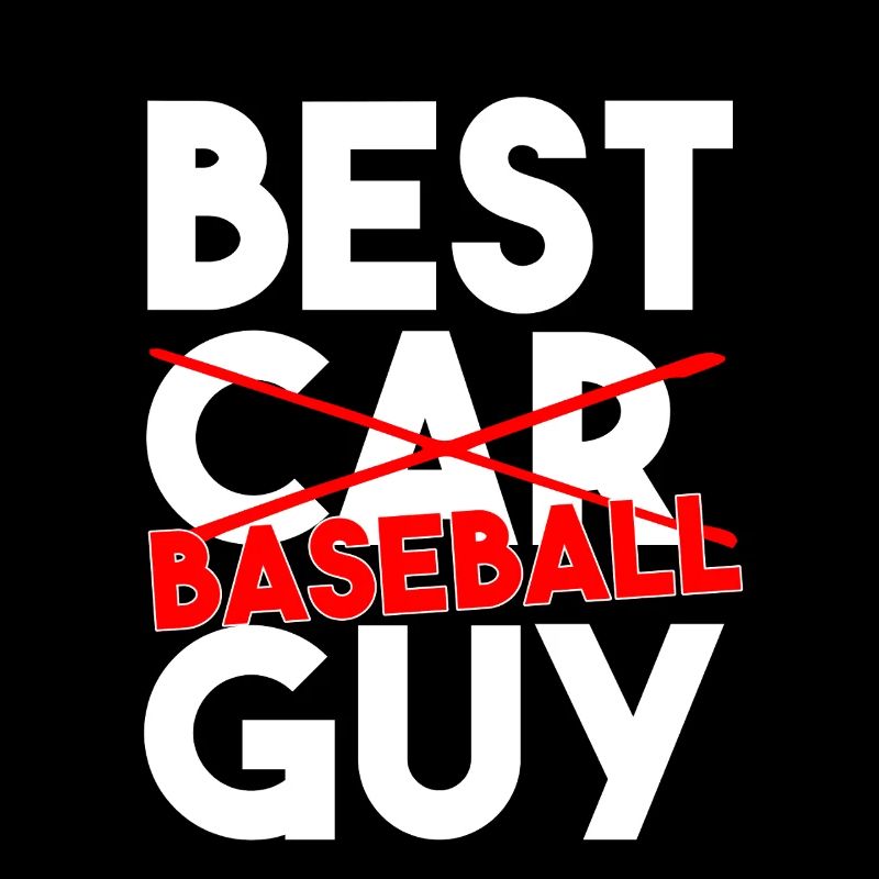Bester Baseball-Typ Lustige Sporttypografie Kunst