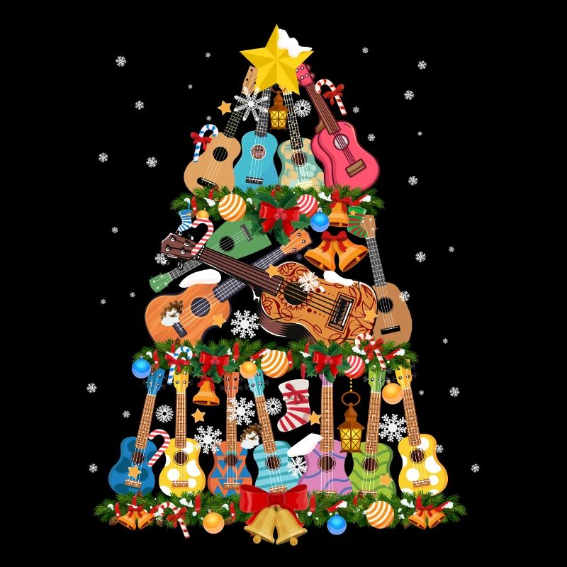 Hawaiian Ukulele Uke Christmas