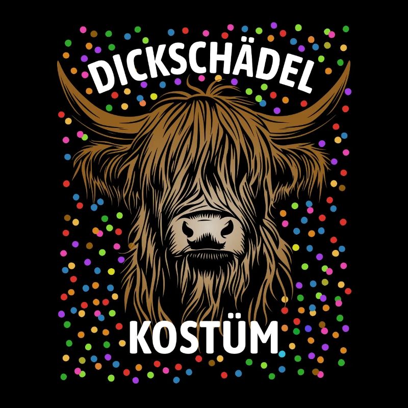 Dickschädel Hochland Rind Kostüm Verkleidung