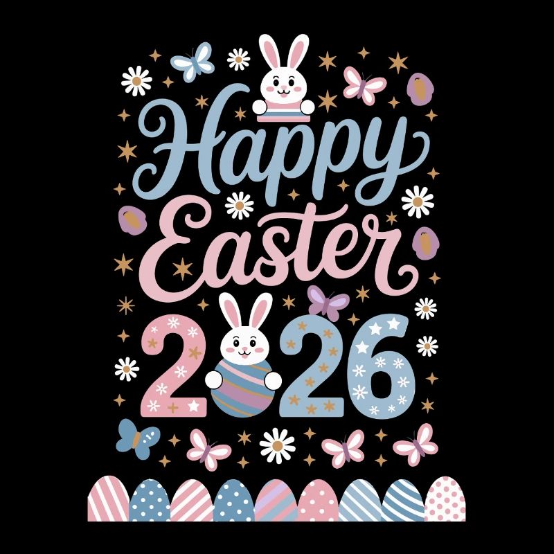  Frohe Ostern 2026 Mit Süßen Hasen Und
