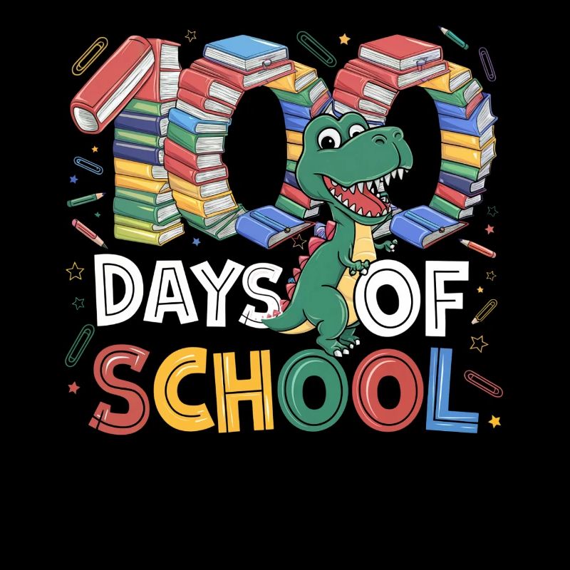 Dino Learning Fun Days of School