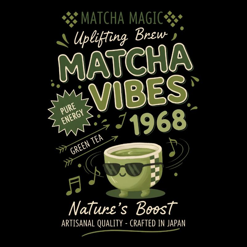 Matcha Vibes 1968 Matcha Magic Uplifting Brew
