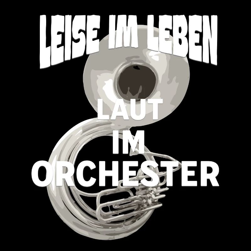 Sousaphon Silence dans la vie Bruyant dans l’orchestre