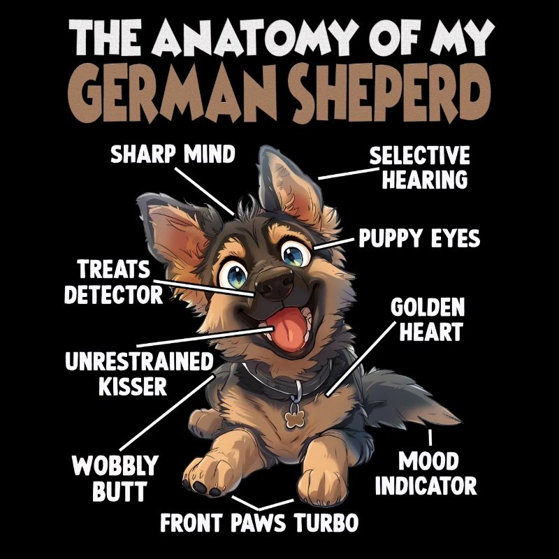 Hundehalter Geschenk Deutscher Schäferhund Gassi T