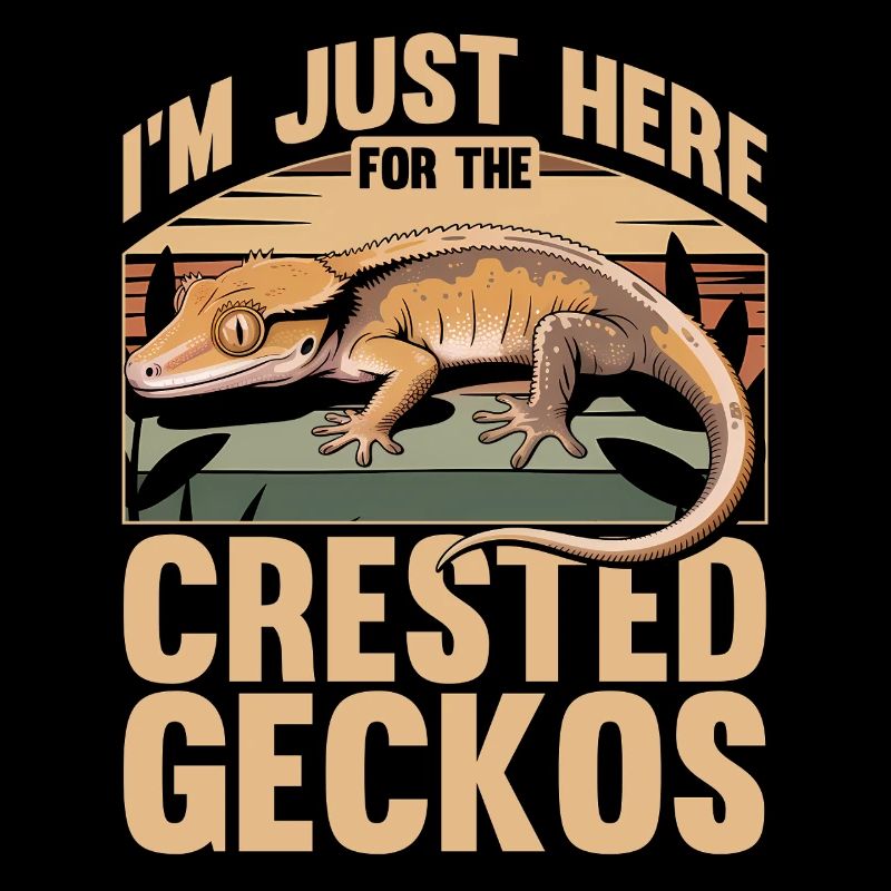 Funny Reptile Crested Gecko