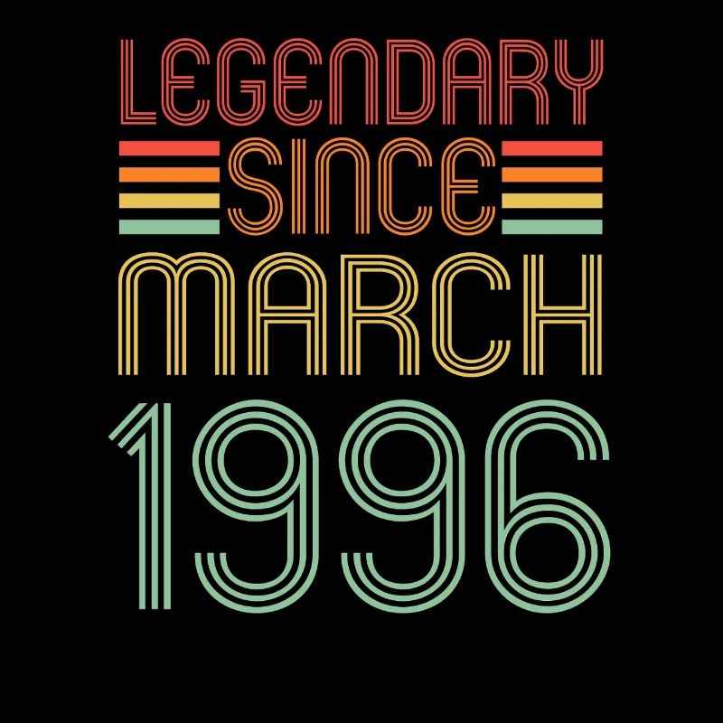 Legendary since March 1996, Retro, Geburtstag