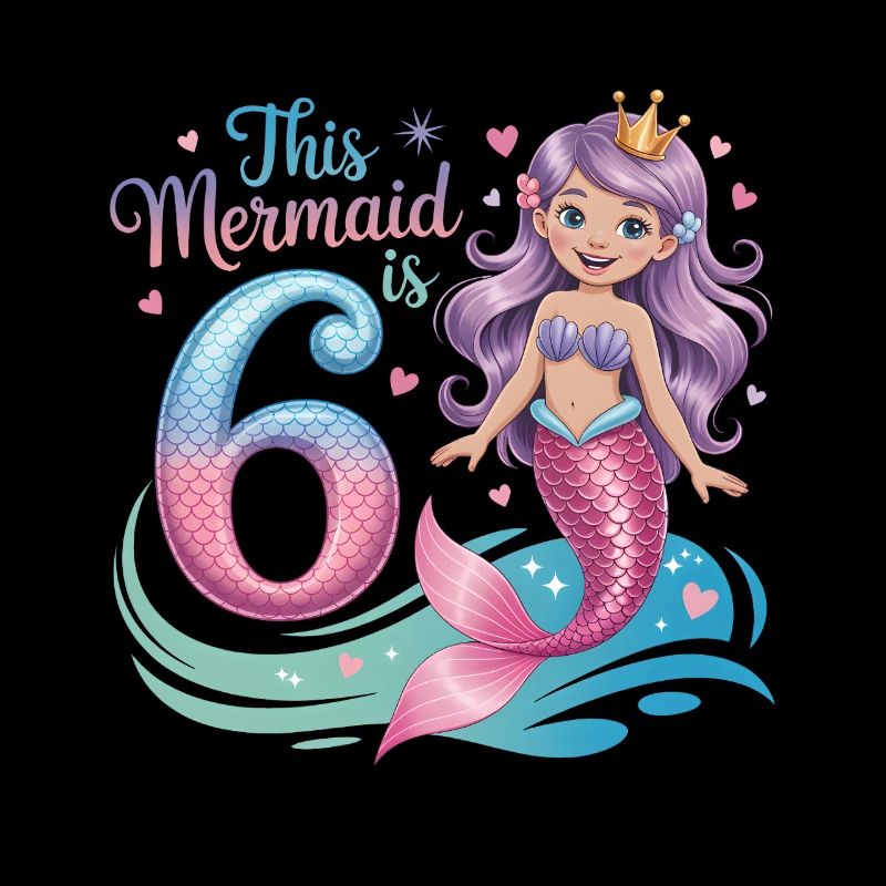 6e anniversaire de la sirène 6 ans