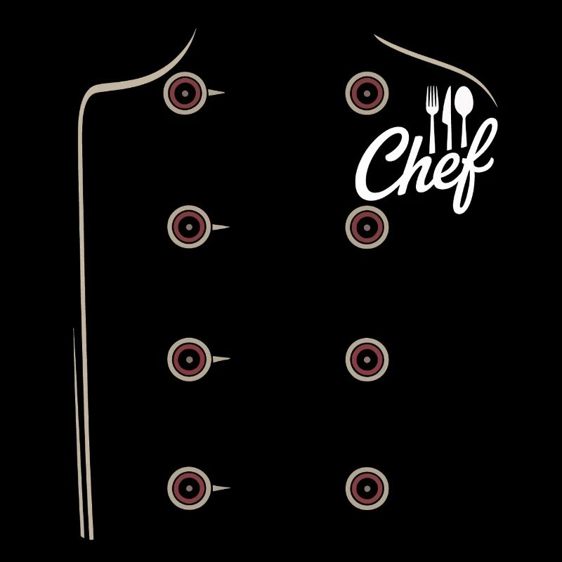 Chef-Logo auf Kochjacke