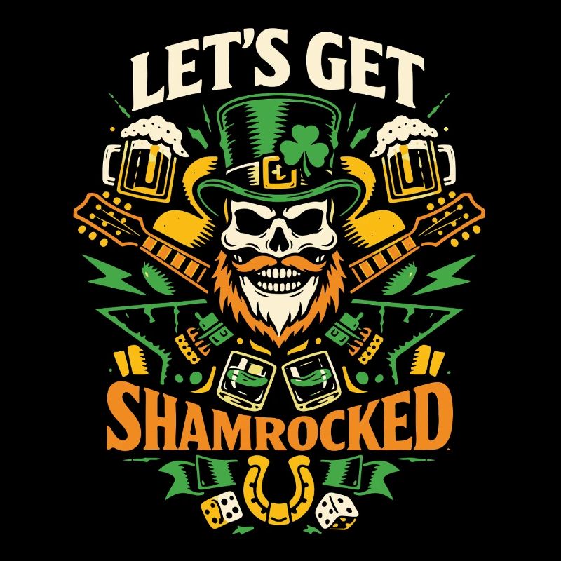 Let's Get Shamrocked | St Patrick's Skull Party