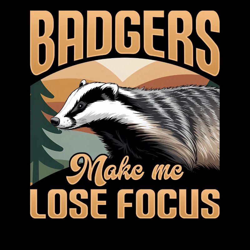 Funny Animal Badger