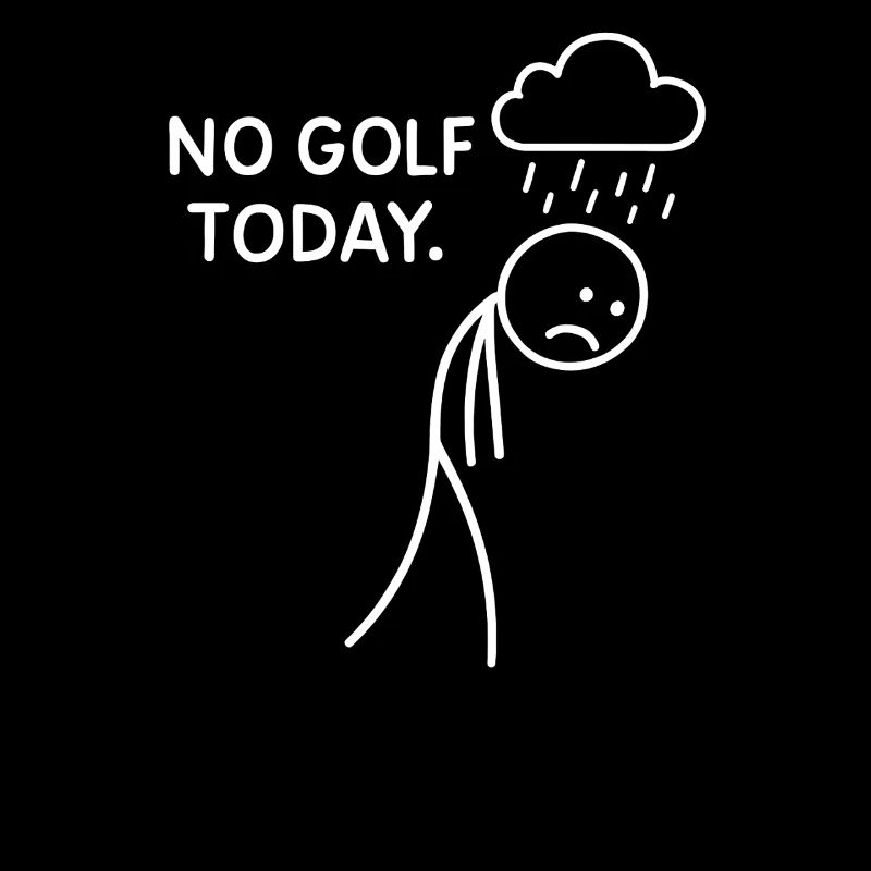No Golf Today Golfspieler Geschenkidee Golfer