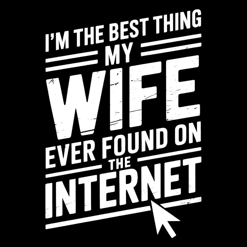 Ehemann Wife Internet Sprüche: Lustiges Geschenk