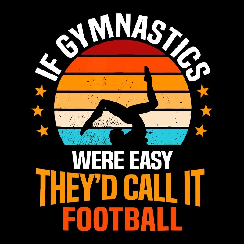 Retro Gymnastics Sunset