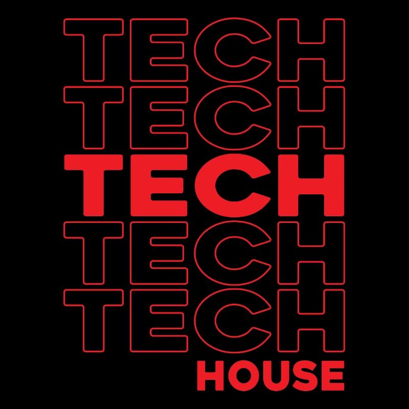 Tech House Neon-Stacks