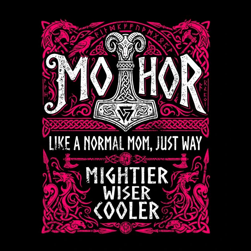 Mothor Viking Mère Thor Marteau Dire