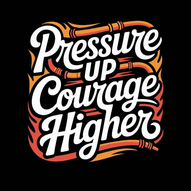 Fire Engineer Pressure Up Courage Fire Department