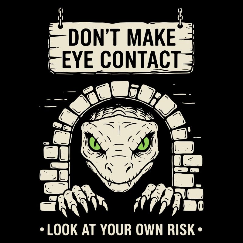 Bazyliszek Schau auf dein eigenes Risiko