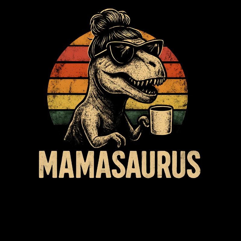 Mamasaurus Mama Mutter Geschenkidee Humor Lustig
