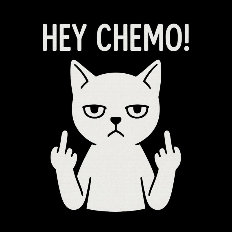 Chat de soutien chimio-chimio-insolent