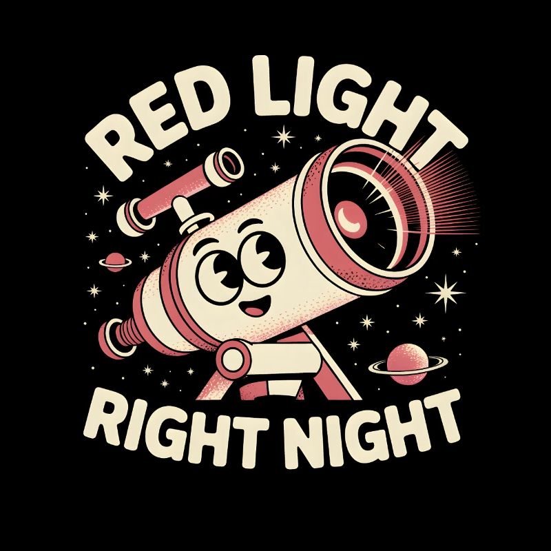 Red Light Clear Night | Astronomy